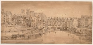 Una selección de veinte de las vistas más pintorescas de París, 1802 de Thomas Girtin