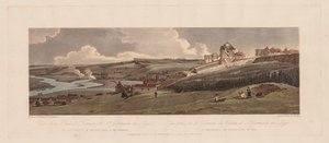 Una selección de veinte de las vistas más pintorescas de París: vista desde Palace Terrace, en St. Germain en Laye, el acueducto de Marli visto en la distancia de Thomas Girtin