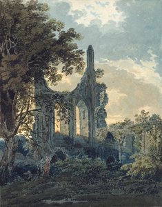 Abadía de Byland, Yorkshire, c. 1793 de Thomas Girtin