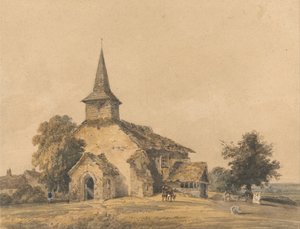 Iglesia de la Capilla, Surrey de Thomas Girtin