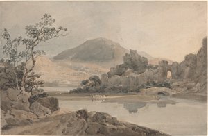 Castillo de Conwy, Gales del Norte de Thomas Girtin
