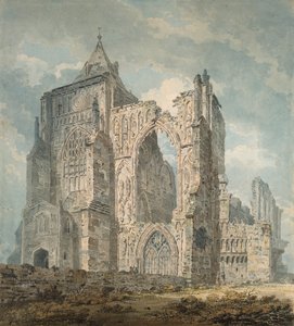 Abadía de Crowland, Lincolnshire, c. 1793 de Thomas Girtin