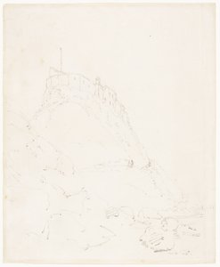 Castillo de Holy Island, Durham de Thomas Girtin