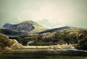 Mynnydd Mawr, Norte de Gales de Thomas Girtin