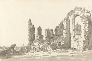 Ruinas del Palacio Savoy, Londres de Thomas Girtin