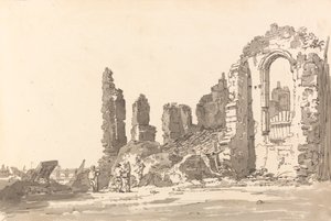 Ruinas del Palacio Savoy, Londres de Thomas Girtin