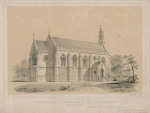 Capilla propuesta para el Hospital de Consumo de Thomas Goldsworth Dutton
