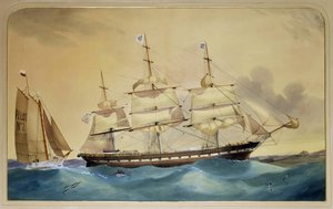 El velero clíper "Walmer Castle de Thomas Goldsworth Dutton