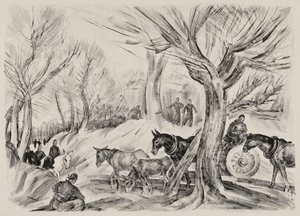 Paisaje con figuras