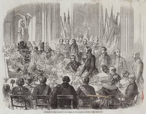 Banquete a los ministros de Su Majestad en la Mansion House