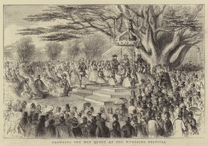 Coronación de la Reina de Mayo en el Festival de Wymering de Thomas Harrington Wilson