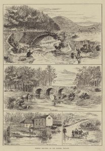 Bocetos de pesca en el Dodder, Irlanda