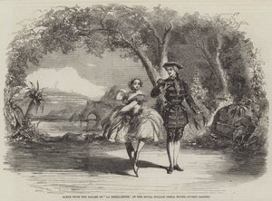 Escena del ballet de La Brasileña, en la Royal Italian Opera House, Covent Garden de Thomas Harrington Wilson