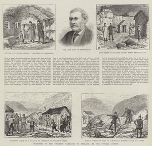 Bocetos de la campaña de desalojo en Irlanda de Thomas Harrington Wilson