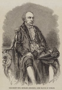 El Muy Honorable Richard Atkinson, Alcalde de Dublín de Thomas Harrington Wilson