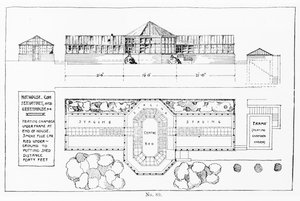 Sistema de calefacción para un invernadero, conservatorio y jardín de invierno, de 