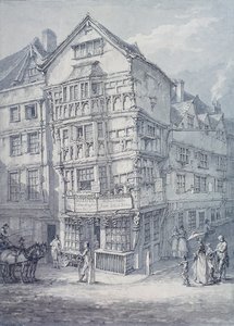 Chancery Lane, Londres, 1814 de Thomas Hearne