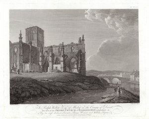 Iglesia Prioral en Haddington de Thomas Hearne