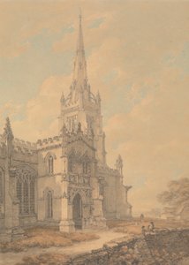 Iglesia de Thaxted, Essex de Thomas Hearne