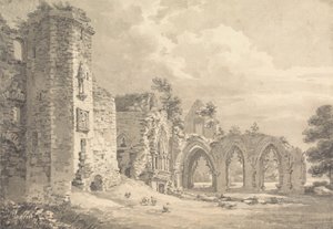 Ruinas del Colegio de Lincluden, cerca de Dumfries de Thomas Hearne