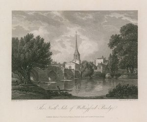 El lado norte del Puente de Wallingford de Thomas Hearne