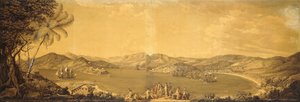 Vista de Antigua: Puerto Inglés, Bahía de Freeman y Puerto de Falmouth, Colina del Monje, etc., 1775-76