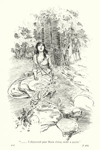 Ilustración para Un viaje sentimental de Laurence Sterne (litografía) de Thomas Heath Robinson