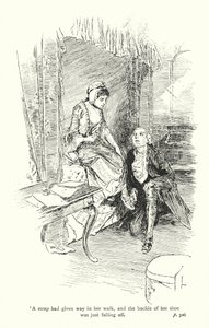 Ilustración para Un viaje sentimental de Laurence Sterne (litografía) de Thomas Heath Robinson