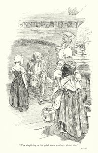 Ilustración para Un viaje sentimental de Laurence Sterne (litografía) de Thomas Heath Robinson