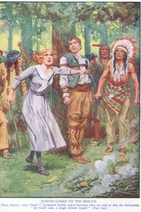 Judith acude al rescate (litografía en color) de Thomas Heath Robinson