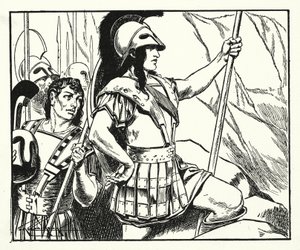 Leonidas (litho) de Thomas Heath Robinson
