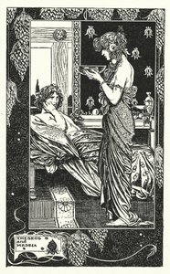 Teseo y Medeia (litografía) de Thomas Heath Robinson