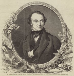 El Muy Honorable Lord John Russell, MP, Ministro de Inglaterra en la Conferencia de Viena, 1855 de Thomas Heathfield Carrick