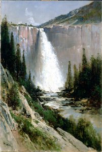 Cascada Bridal Veil, Yosemite de Thomas Hill