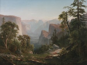 Vista del Valle de Yosemite, 1865 de Thomas Hill