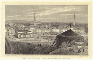 Parte de la Ciudad Nueva, desde Ramsay Gardens de Thomas Hosmer (after) Shepherd