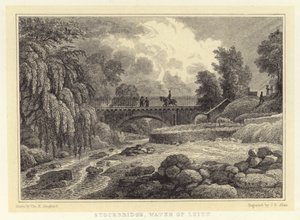 Stockbridge, Agua de Leith de Thomas Hosmer (after) Shepherd