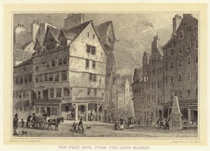 El West Bow, desde el Lawn Market