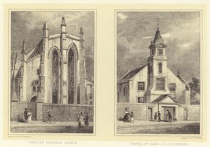 Iglesia del Trinity College; Capilla de Ease, San Cuthberts de Thomas Hosmer (after) Shepherd