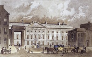 Un grabado contemporáneo de la nueva Real Casa de la Moneda, c.1830 de Thomas Hosmer Shepherd