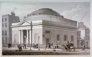 Capilla de Albion, Londres, c. 1827 de Thomas Hosmer Shepherd