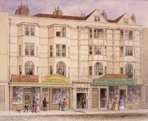 Calle Aldersgate, Londres, 1851 de Thomas Hosmer Shepherd