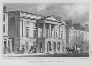 Salones de la Asamblea, George Street, Edimburgo de Thomas Hosmer Shepherd