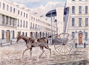 Carro publicitario de Astley de Thomas Hosmer Shepherd