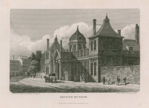 Museo Británico en Montague House de Thomas Hosmer Shepherd