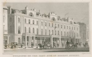 Edificios en el lado este de Regent Street, Londres