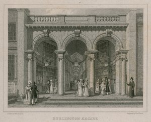 Burlington Arcade, Londres de Thomas Hosmer Shepherd