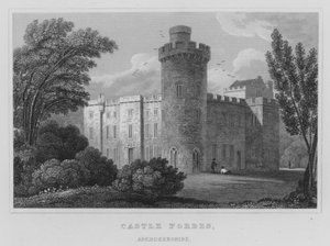 Castillo Forbes, Aberdeenshire (grabado)