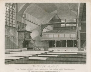 Capilla de San Bartolomé el Grande, West Smithfield de Thomas Hosmer Shepherd