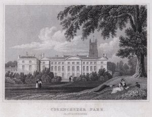 Parque Cirencester, Gloucestershire de Thomas Hosmer Shepherd